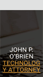 Mobile Screenshot of johnpobrienesq.com